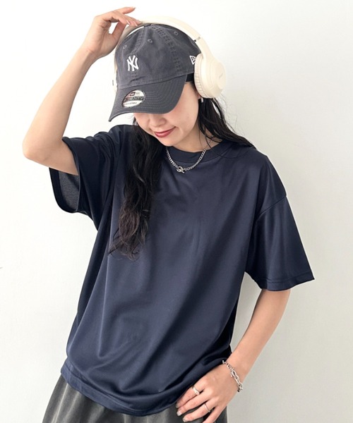 NEWTRAL(ニュートラル)の「【NEWTRAL(ニュートラル)】/無地 クルーネック 半袖 Tシャツ ドライメッシュ/208 4.2oz Basic Dry Mesh Tee(Tシャツ/カットソー・レディース・レッド/ブラック/ホワイト/ブルー/ネイビー・L/XXL/XL/M/S)」の3枚目の写真