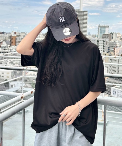 NEWTRAL(ニュートラル)の「【NEWTRAL(ニュートラル)】/無地 クルーネック 半袖 Tシャツ ドライメッシュ/208 4.2oz Basic Dry Mesh Tee(Tシャツ/カットソー・レディース・レッド/ブラック/ホワイト/ブルー/ネイビー・L/XXL/XL/M/S)」の2枚目の写真
