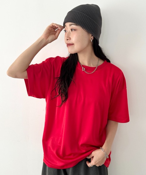 NEWTRAL(ニュートラル)の「【NEWTRAL(ニュートラル)】/無地 クルーネック 半袖 Tシャツ ドライメッシュ/208 4.2oz Basic Dry Mesh Tee(Tシャツ/カットソー・レディース・レッド/ブラック/ホワイト/ブルー/ネイビー・L/XXL/XL/M/S)」の6枚目の写真