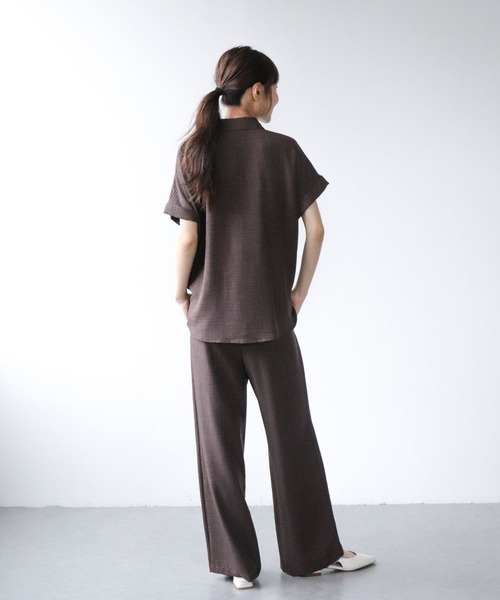 Jines(ジネス)の「カルゼヴィンテージワイドパンツ(スラックス・レディース・グレー/ブラウン/ブルー・38)」の22枚目の写真