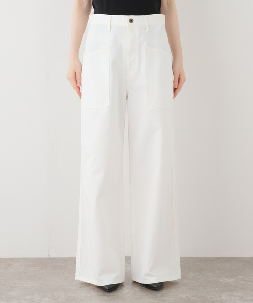 Johnbull（ジョンブル）の「【JOHNBULL/ジョンブル】WORK PANTS（その他パンツ・レディース・ホワイト・38/36/34）」の7枚目の写真