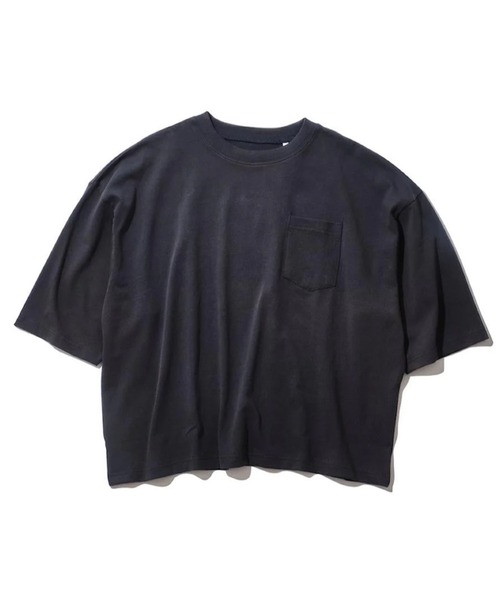 68&brothers(シックスティエイトアンドブラザーズ)の「INTODUSK / OVERSIZED SS POCEKT T(Tシャツ/カットソー・メンズ・ダークネイビー・LARGE)」の1枚目の写真