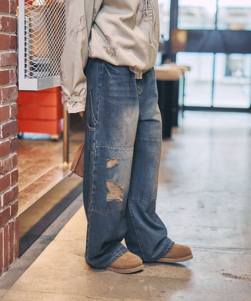 niko and...（ニコアンド）の「ボーイフレンドニーパンツ　[NKJ 2026AW]（デニムパンツ・レディース・クリアブルー/ブルー/ベージュ・LARGE/MEDIUM）」の21枚目の写真