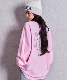 GYDA（ジェイダ）の「VALDY EMPIRE bijou logoプルオーバー（スウェット）」