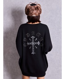 GYDA（ジェイダ）の「VALDY EMPIRE bijou logoプルオーバー（スウェット）」