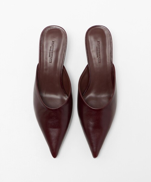 BEAUTY&YOUTH UNITED ARROWS(ビューティーアンドユースユナイテッドアローズ)の「レザー ポインテッドトゥ ミュール(サンダル・レディース・ブラック/ワイン・36/37/38/36h/37h)」の13枚目の写真