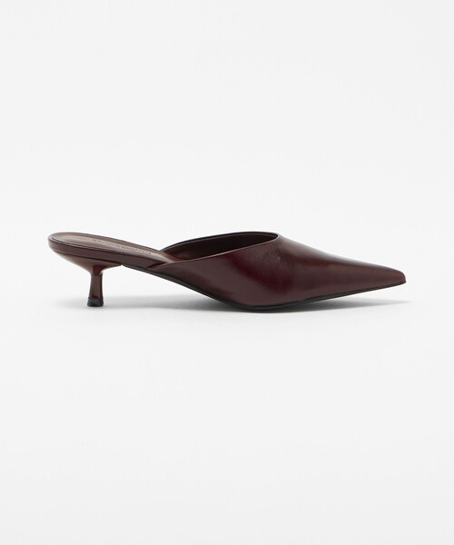 BEAUTY&YOUTH UNITED ARROWS(ビューティーアンドユースユナイテッドアローズ)の「レザー ポインテッドトゥ ミュール(サンダル・レディース・ブラック/ワイン・36/37/38/36h/37h)」の14枚目の写真