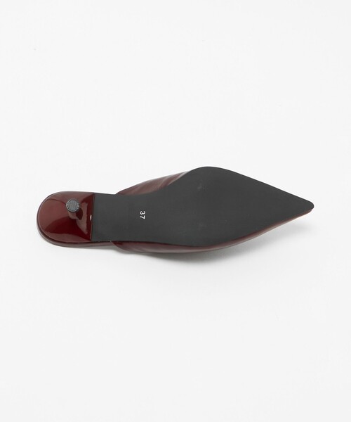 BEAUTY&YOUTH UNITED ARROWS(ビューティーアンドユースユナイテッドアローズ)の「レザー ポインテッドトゥ ミュール(サンダル・レディース・ブラック/ワイン・36/37/38/36h/37h)」の16枚目の写真