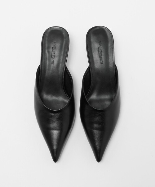 BEAUTY&YOUTH UNITED ARROWS(ビューティーアンドユースユナイテッドアローズ)の「レザー ポインテッドトゥ ミュール(サンダル・レディース・ブラック/ワイン・36/37/38/36h/37h)」の21枚目の写真
