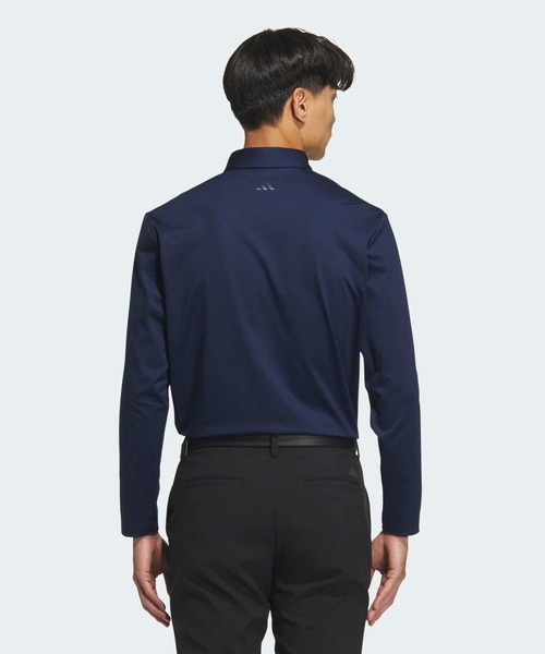 adidas(アディダス)の「ポロシャツ 長袖【adidas Golf/アディダスゴルフ】(ポロシャツ・メンズ・ネイビー・XX-LARGE/3XL/LARGE/MEDIUM/SMALL/X-LARGE)」の2枚目の写真