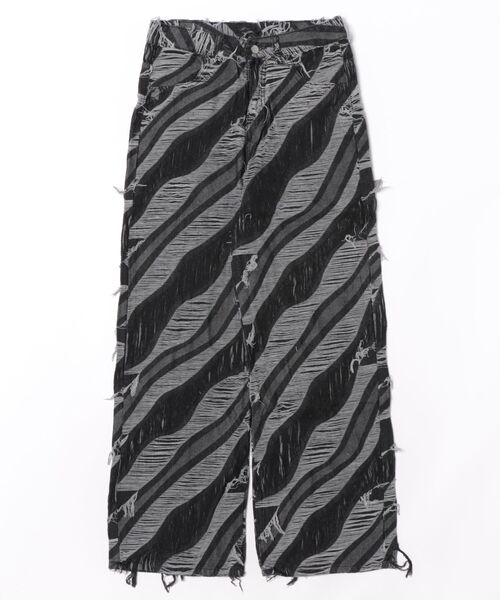 REBALANCE(リバランス)の「デザインフリンジデニム(デニムパンツ・レディース・A・X-LARGE/LARGE/MEDIUM)」の9枚目の写真