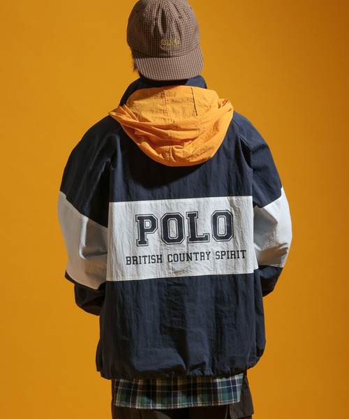 POLO BCS(ポロ ビーシーエス)の「【POLO British Country Spirit】コラボアノラックパーカー(その他アウター・メンズ・ベージュ/ネイビー・LARGE/MEDIUM)」の13枚目の写真
