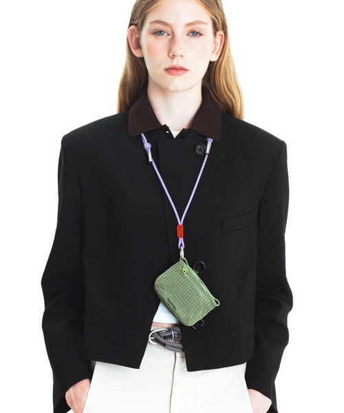 Topologie(トポロジー)の「Card Sacoche(ショルダーバッグ・レディース・ブラック/グリーン/モスグリーン系・ONE SIZE)」の14枚目の写真