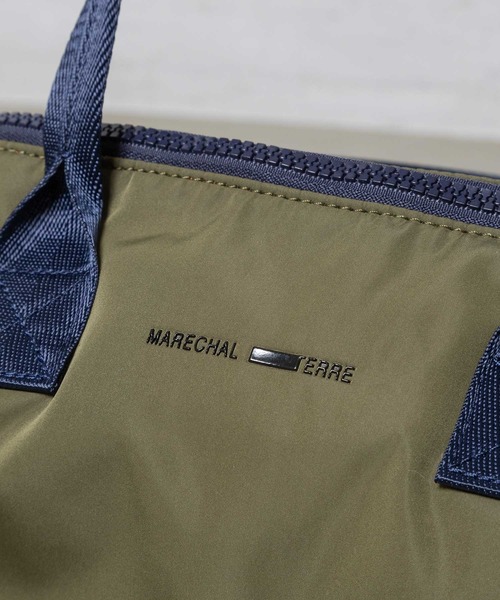 MARECHAL TERRE(マルシャルテル)の「ミリタリーボストンバッグ(ボストンバッグ・レディース・グレー/ブラック/ネイビー/カーキ・FREE)」の14枚目の写真