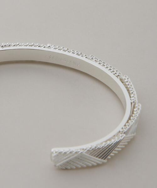 NANO universe(ナノユニバース)の「ASSEMBLANC JEWELRY/別注 Bangle(バングル/リストバンド・メンズ・シルバー・FREE)」の6枚目の写真