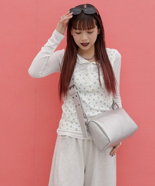 JEANASIS(ジーナシス)の「【MIKU企画】フトベルトショルダーbag/1048136(ショルダーバッグ・レディース・ブラック系その他/ブラック/シルバー・FREE)」の3枚目の写真