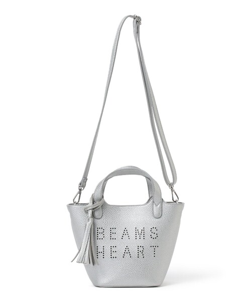 BEAMS HEART(ビームスハート)の「パンチング ミニ ショルダー バッグ(ショルダーバッグ・レディース・シルバー/ブラック/ブラウン系その他3・ONE SIZE)」の3枚目の写真