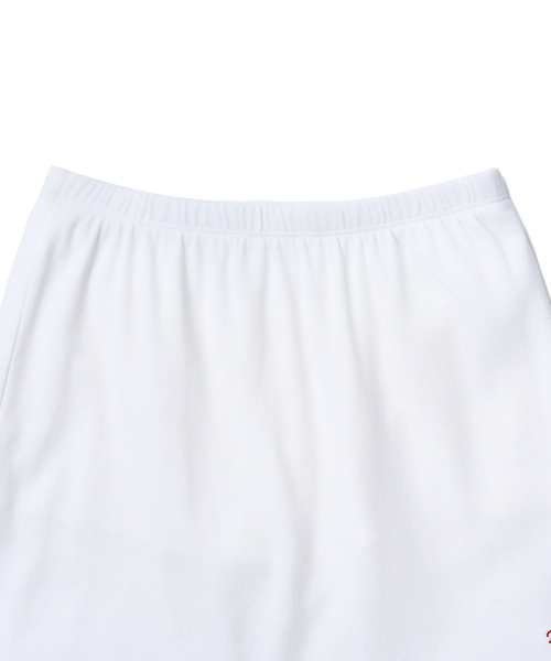TTUDEMENT（トュードメント）の「50s EMBROIDERED MINI PANTSKIRT_WHITE（スカート・レディース・その他・SMALL/MEDIUM）」の4枚目の写真
