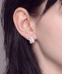 Cookie Chocolate（クッキーチョコレート）の「ニュアンスフォルムデザイン925シルバーピアス（ピアス（両耳用））」