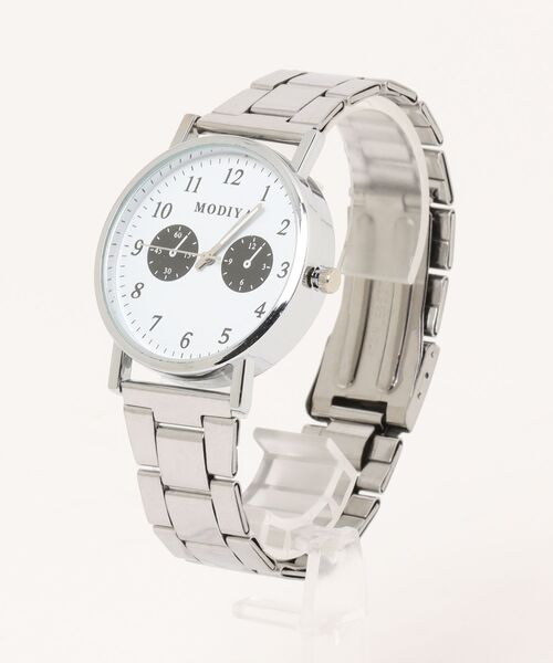 Burner（バーナー）の「【lux sea jewelry（ラックス・シー・ジュエリー）】ラウンド アナログ腕時計 lux-anawatch-7-5（アナログ腕時計・レディース・ホワイト系その他2/ホワイト系その他/ブラック/ホワイト/ホワイト系その他4/ホワイト系その他3/ブラック系その他2/ブラック系その他4/ブラック系その他3/ブラック系その他・FREE）」の2枚目の写真