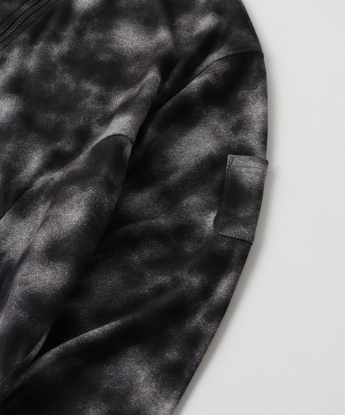 Wave of Sand(ウェーブオブサンド)の「Wave of Sand / ウェーブ オブ サンド FLEECE ZIPUP TOP(パーカー・メンズ・チャコールグレー・MEDIUM)」の3枚目の写真