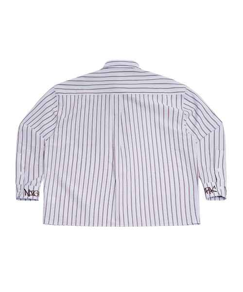 NIGHTWORKDEPT(ナイトワークデプト)の「Oversized Archive Stripe Shirt_Blue(シャツ/ブラウス・レディース・その他・MEDIUM/SMALL)」の2枚目の写真