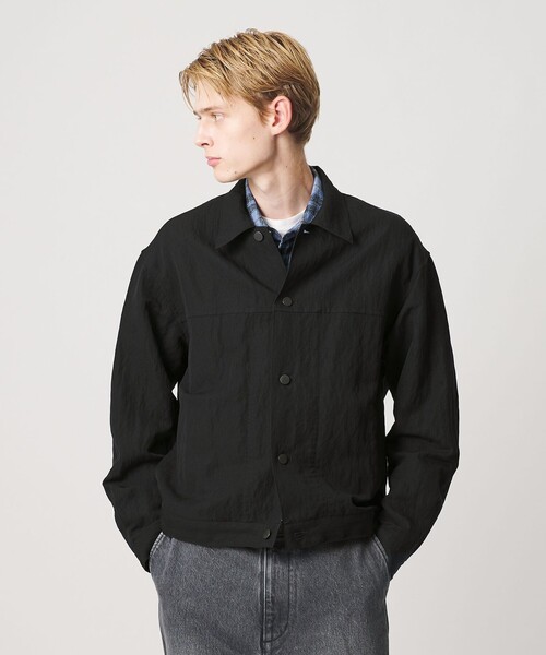 BEAUTY&YOUTH UNITED ARROWS(ビューティーアンドユースユナイテッドアローズ)の「リンクル Gジャケット(その他アウター・メンズ・ブラック/オフホワイト・S/M/XL/L)」の6枚目の写真