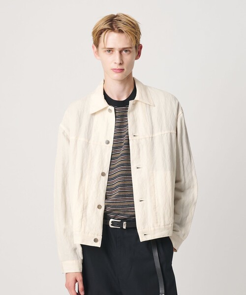 BEAUTY&YOUTH UNITED ARROWS(ビューティーアンドユースユナイテッドアローズ)の「リンクル Gジャケット(その他アウター・メンズ・ブラック/オフホワイト・S/M/XL/L)」の18枚目の写真
