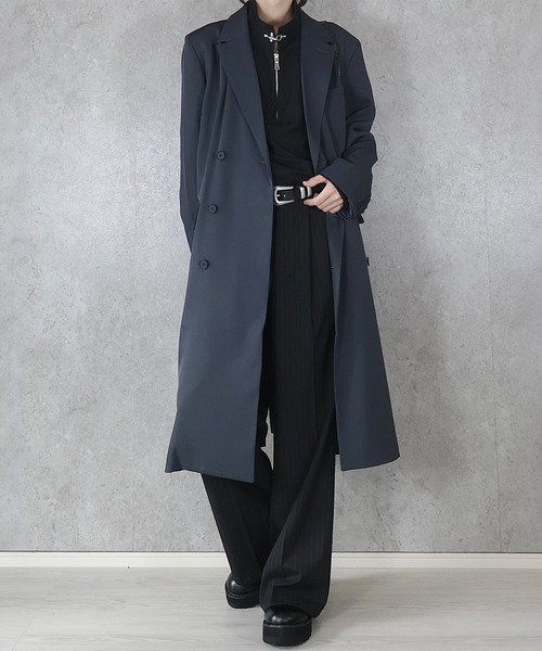Loose/ルース（ルース）の「ファイヤーマンフック ハイネックハーフジップドローコード長袖シャツ（シャツ/ブラウス・メンズ・ブラック/バーガンディー/グレー・M/S/L）」の4枚目の写真