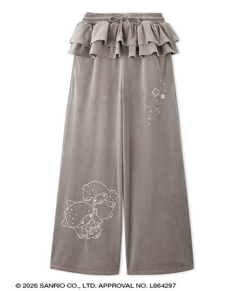sanrio house(サンリオハウス)の「ウエストフリルベロアワイドパンツ(その他パンツ・レディース・その他2/その他17・F)」の4枚目の写真