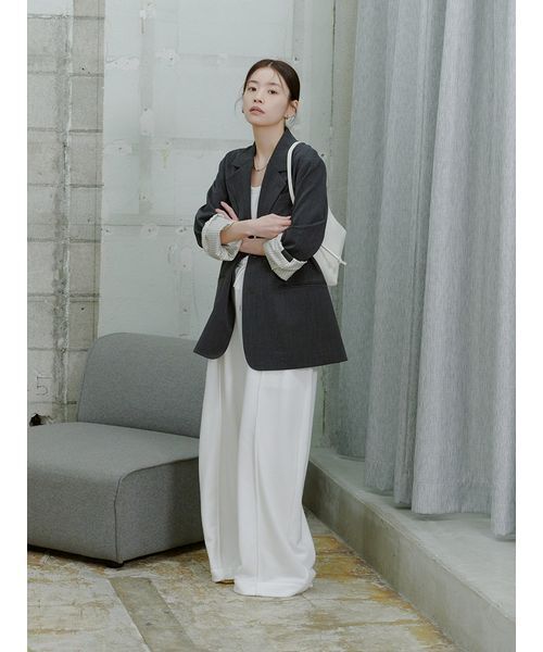 MIESROHE（ミースロエ）の「コクーンワイドスウェットパンツ（その他パンツ・レディース・ホワイト/グレー/ワインレッド・0/1）」の18枚目の写真
