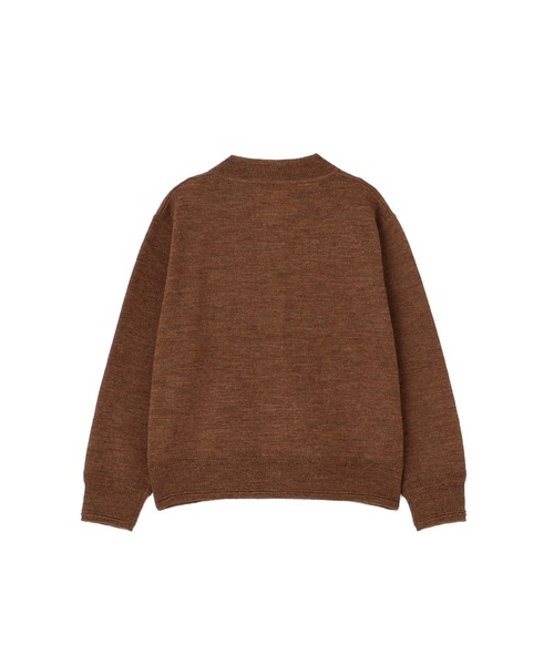 MHL.(エムエイチエル)の「ASH WOOL(カーディガン/ボレロ・レディース・オリーブドラブ/ライトブラウン・2)」の6枚目の写真