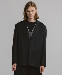 CINOH（チノ）の「WOOL NO COLLAR JACKET（テーラードジャケット）」