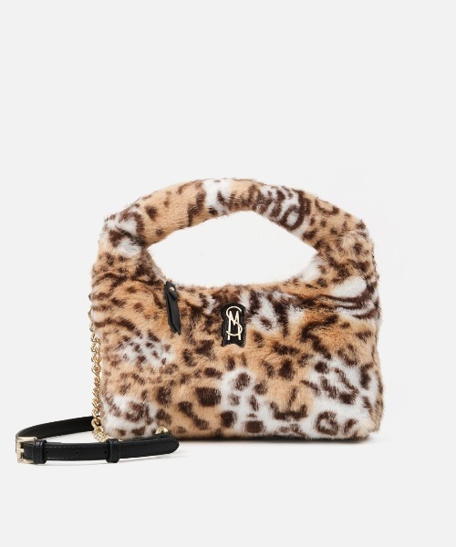 STEVE MADDEN(スティーブマデン)の「ファーラウンドバッグ/S.MADDEN BFLUFFY-XA(ハンドバッグ・レディース・ブラック×ゴールド/レオパード・F)」の17枚目の写真