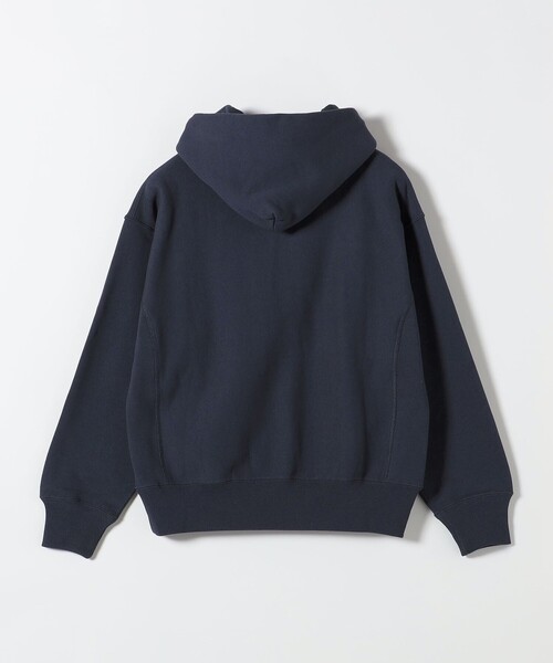 Champion(チャンピオン)の「Champion:〈洗濯機可能〉リバースウィーブ(R) 裏起毛 フーディー パーカー(パーカー・レディース・ネイビー/ブラウン/ライトグレー・ONE SIZE)」の4枚目の写真