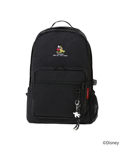 Manhattan Portage(マンハッタンポーテージ)の「TOWNSEND BACKPACK / MICKEY / 26(バックパック/リュック・レディース・ブラック・LARGE)」の2枚目の写真