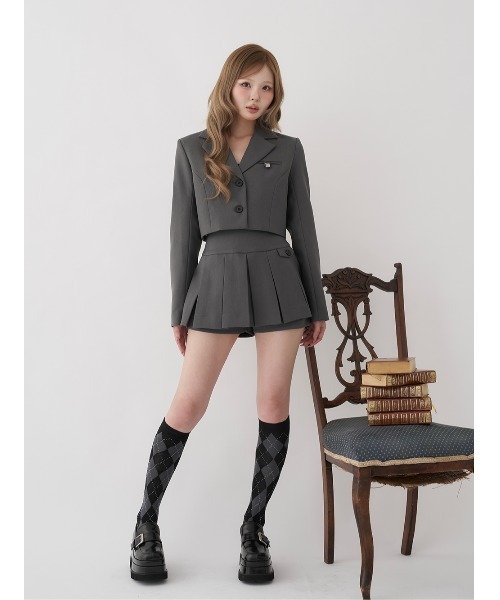 Darich(ダーリッチ)の「Autumn Graceプリーツミニスカート(スカート・レディース・ブラウン/ブラック/ピンク/グレー/ベージュ・M/S)」の7枚目の写真