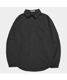 ESSENTIALS COMPORT ベーシック スタンダードカラー オーバーサイズ コットン 長袖 シャツ_2COLOR