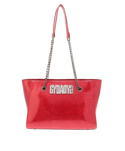 GYDA（ジェイダ）の「GYDADYGプレートGLITTER BAG（トートバッグ・レディース・レッド/シルバー/ブラック・FREE）」の11枚目の写真