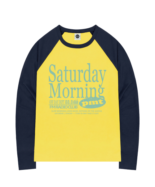 PRIMATE(プライメイト)の「DIAL オーバーサイズ ビビッド ラグラン ロングスリーブ 4色展開(Tシャツ/カットソー・レディース・ネイビー/レッド/ピンク/イエロー・1/2)」の6枚目の写真