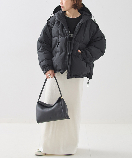 journal standard L'essage(ジャーナルスタンダードレサージュ)の「《追加》STAMMBAUM*L'ESSAGEショートダウンコート(その他アウター・レディース・ブラウン系その他/ブラック・FREE)」の7枚目の写真