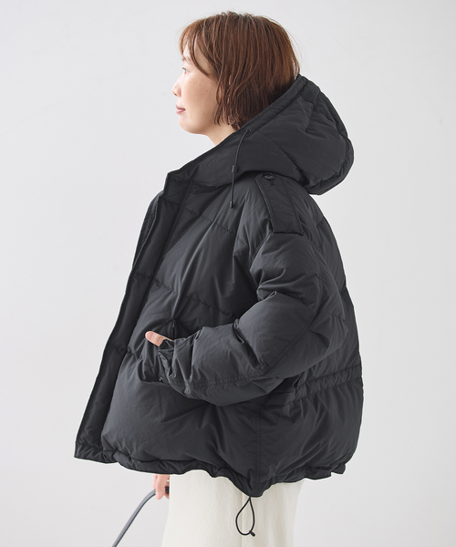 journal standard L'essage(ジャーナルスタンダードレサージュ)の「《追加》STAMMBAUM*L'ESSAGEショートダウンコート(その他アウター・レディース・ブラウン系その他/ブラック・FREE)」の9枚目の写真