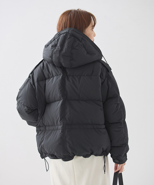 journal standard L'essage(ジャーナルスタンダードレサージュ)の「《追加》STAMMBAUM*L'ESSAGEショートダウンコート(その他アウター・レディース・ブラウン系その他/ブラック・FREE)」の10枚目の写真