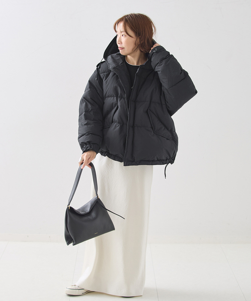 journal standard L'essage(ジャーナルスタンダードレサージュ)の「《追加》STAMMBAUM*L'ESSAGEショートダウンコート(その他アウター・レディース・ブラウン系その他/ブラック・FREE)」の11枚目の写真
