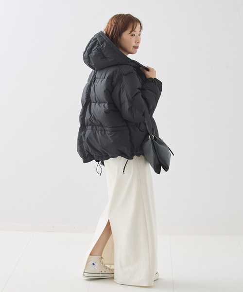 journal standard L'essage(ジャーナルスタンダードレサージュ)の「《追加》STAMMBAUM*L'ESSAGEショートダウンコート(その他アウター・レディース・ブラウン系その他/ブラック・FREE)」の13枚目の写真