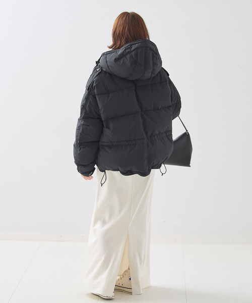 journal standard L'essage(ジャーナルスタンダードレサージュ)の「《追加》STAMMBAUM*L'ESSAGEショートダウンコート(その他アウター・レディース・ブラウン系その他/ブラック・FREE)」の14枚目の写真