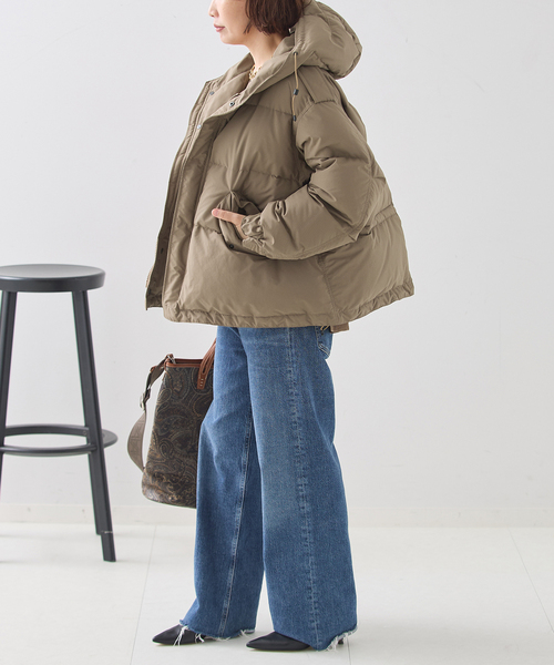 journal standard L'essage(ジャーナルスタンダードレサージュ)の「《追加》STAMMBAUM*L'ESSAGEショートダウンコート(その他アウター・レディース・ブラウン系その他/ブラック・FREE)」の19枚目の写真