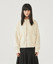 MMLG COZY STITCH CARDIGAN (IVORY)