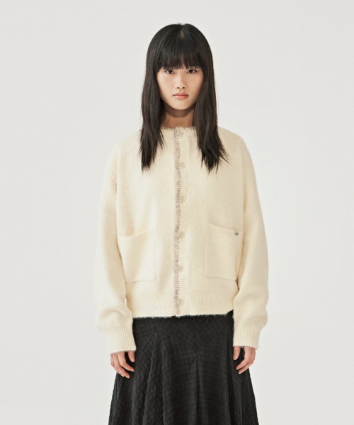 MMLG(エムエムエルジー)の「MMLG COZY STITCH CARDIGAN (IVORY)(カーディガン/ボレロ・レディース・その他・LARGE/X-LARGE/MEDIUM/SMALL)」の1枚目の写真