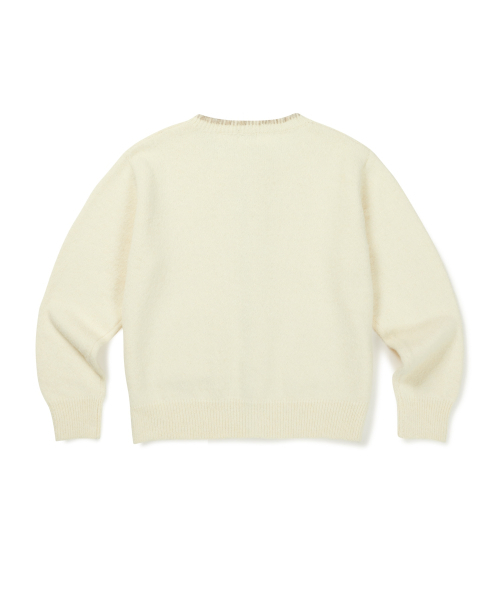 MMLG(エムエムエルジー)の「MMLG COZY STITCH CARDIGAN (IVORY)(カーディガン/ボレロ・レディース・その他・LARGE/X-LARGE/MEDIUM/SMALL)」の3枚目の写真